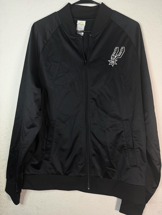 Retro Other - NWT Vintage RARE San Antonio Spurs Black Satin Bomber Jacket